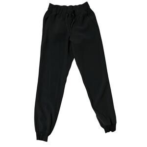 Lululemon Pants Womens 2 Black On The‎ Fly Joggers LW5BZDS Tapered Drawstring
